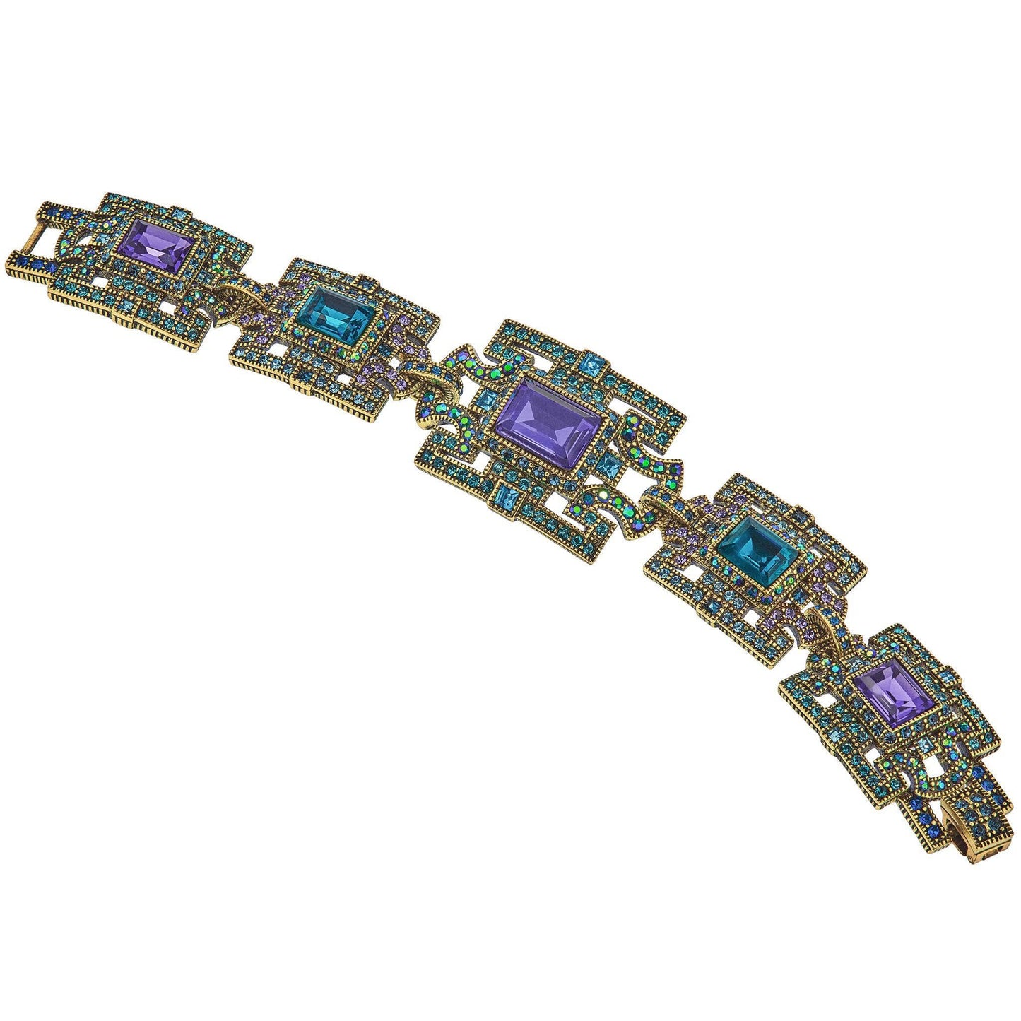 Heidi Daus"Deco Windowpane" Crystal Deco Bracelet